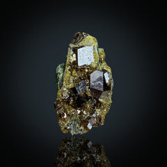 Andradite Garnet, Magnetite, Vesuvianite, and Epidote