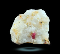 Ruby Crystals with Pyrite and Mica on Matrix from Afghanistan