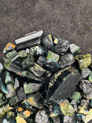 Bi-Color Tourmaline Crystal Lot from Afghanistan – 152 g