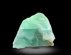 Etched Green Fluorite Crystals with Schorl Lot from Skardu