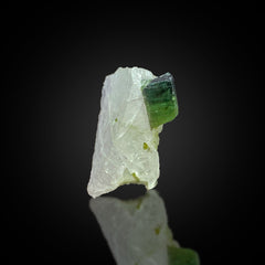 Green Tourmaline on Matrix Specimen from Afghanistan