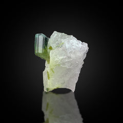 Green Tourmaline on Matrix Specimen from Afghanistan