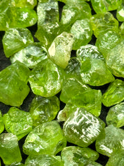 Green Peridot Rough Cutting Grade from Mansehra, Pakistan – 165 g