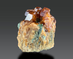 Spessartine Garnet Crystal on Matrix Specimen Lot from Pakistan – 7 Pieces