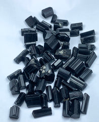 Black Tourmaline Crystals from Pakistan – 170g Mineral Lot