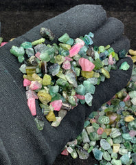 Multi-Color Tourmaline Rough from Afghanistan – 348 g Crystal Lot