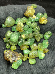 Natural Rough Peridot, Faceting Grade from Mansehra, Pakistan