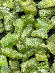 Green Peridot Rough Lot from Mansehra, Pakistan – 84 g