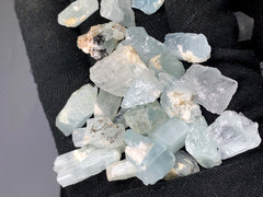 Aquamarine Rough Crystals from Pakistan – 124 g | 2 Pieces