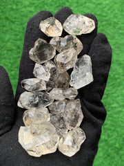Petroleum Quartz & Diamond Quartz Crystals from Pakistan – 19 Piece Mineral Lot