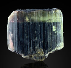Blue Green Pink Cap Tourmaline Crystal Lot – 7 Color-Zoned Specimens