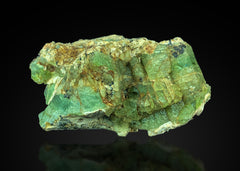 Peridot on Matrix Specimen Lot from Pakistan – 7 Pieces