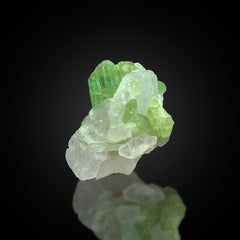 Green Tourmaline on Matrix Specimen from Afghanistan
