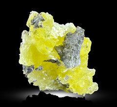 Yellow Brucite Crystals Lot from Baluchistan, Pakistan – 207 g | Lot of 16