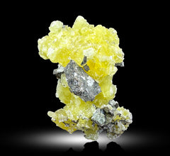 Yellow Brucite Crystals Lot from Baluchistan, Pakistan – 207 g | Lot of 16