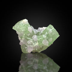 Green Tourmaline on Matrix Specimen from Afghanistan
