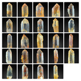 Quartz Crystals Iron Coated from Pakistan – 24 Piece 47 g Mineral Lot