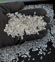 Diamond Quartz Crystals Double Terminated from Pakistan – 197 g Crystal Lot