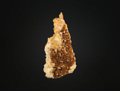 Iron Coated Quartz Cluster on Matrix from Pakistan – 539 g