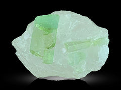 Green Tourmaline with Quartz Lot from Afghanistan – 100 g | Lot of 9
