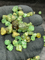 Natural Rough Peridot, Faceting Grade from Mansehra, Pakistan