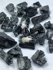 Black Tourmaline Crystal Specimen Lot from Skardu, Pakistan – 100 g