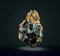 Schorl Tourmaline Cluster on Matrix from Skardu, Pakistan