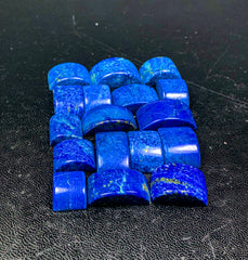 Polished Lapis Lazuli Beads Lot from Afghanistan – 40 g