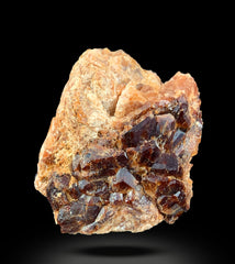 Almandine Garnet Cluster on Matrix from Skardu, Pakistan