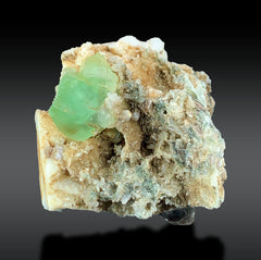 Mixed Mineral Specimen – Iron Coated Quartz, Calcite, Green Fluorite, Diopside & Sphene