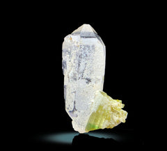 Green Tourmaline Specimen combined with Quartz from Afghanistan