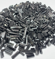 Black Tourmaline Crystals from Pakistan – 324 g Mineral Lot