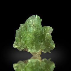 Green Tourmaline on Quartz Matrix Afghanistan
