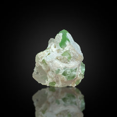 Green Tourmaline on Matrix Specimen from Afghanistan