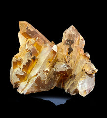 Iron Coated Quartz Clusters from Pakistan – 395 g | 5 Pieces