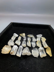 Clear Iron Coated Quartz Crystals Lot from Pakistan