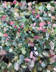 Bi-Color Tourmaline Short Crystals from Afghanistan – 205 g