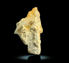 Natural Iron Coated Quartz Cluster on Matrix from Pakistan
