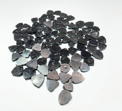 Black Tourmaline Slice Polished Stone from Afghanistan