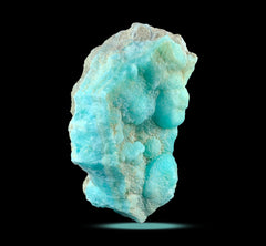 Natural Blue Aragonite Specimen from Baluchistan, Pakistan