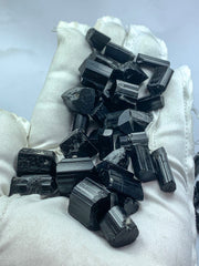 Black Tourmaline Crystals from Pakistan – 170g Mineral Lot