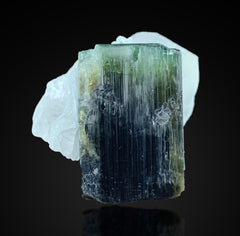 Green Cap Tourmaline with Quartz from Pakistan – 7 Piece Lot