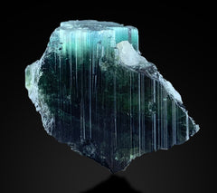 Blue Cap Tourmaline Crystals from Afghanistan – 9 Piece Crystal Lot