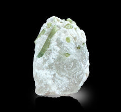 Green Tourmaline with Quartz Lot from Afghanistan – 287 g | Lot of 7