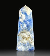 Sodalite Towers Lot from Afghanistan – 7 Pieces | Mineral Specimens