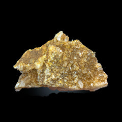 Iron Oxide Quartz Cluster on Matrix from Pakistan