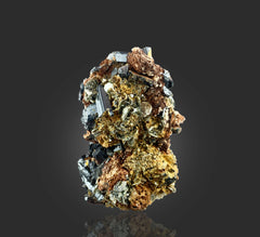 Natural Schorl Tourmaline Cluster on Matrix from Skardu, Pakistan