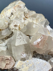 Topaz Crystals on Quartz Cluster from Skardu, Pakistan