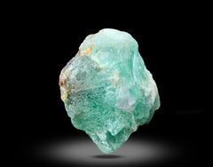 Etched Green Fluorite Crystals with Schorl Lot from Skardu