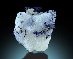 Natural Lazurite Crystal on Matrix from Afghanistan – 7 Piece Mineral Lot